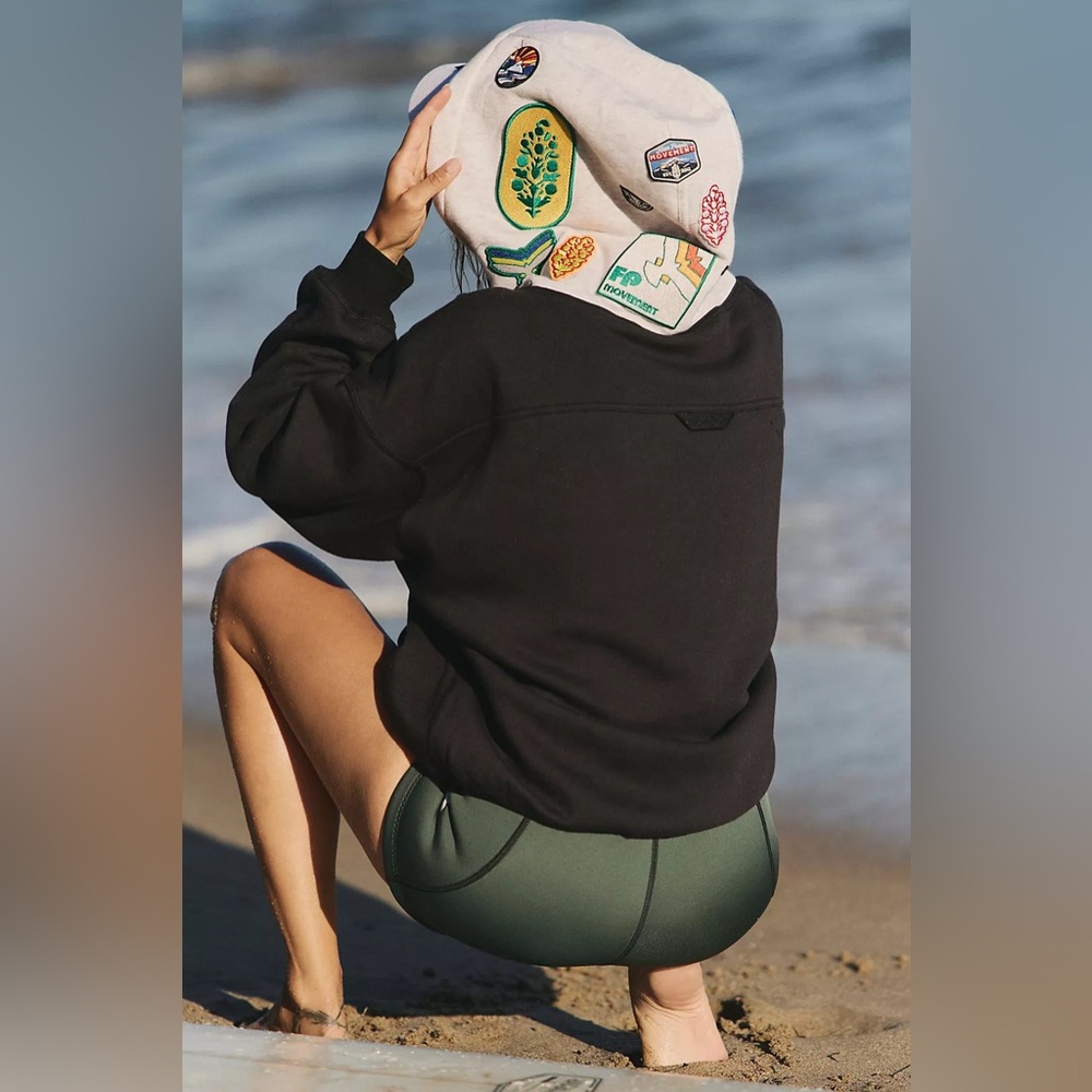 Free People Movement Final Call Patch Hoodie - image 1